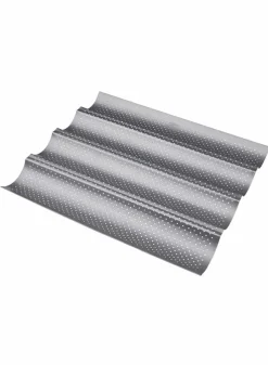 Baguetteplåt – 4-delad perforerad – 38 x 33 cm – Patisse