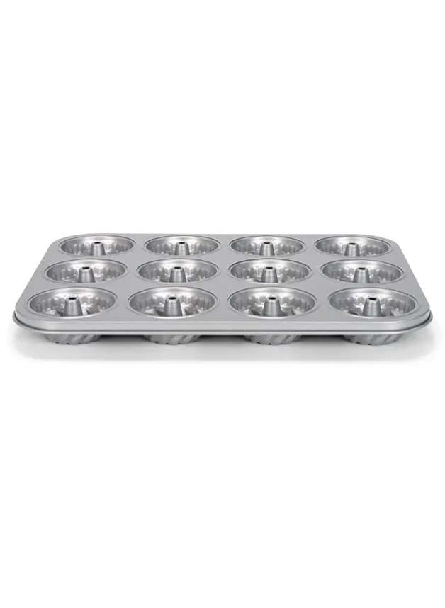 Bakplåt Sockerkaka mini 12 st Silver Top – Patisse