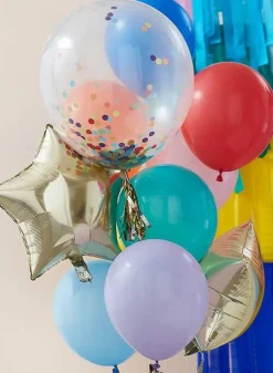 Ballonger – Mixade i regnbågsfärger
