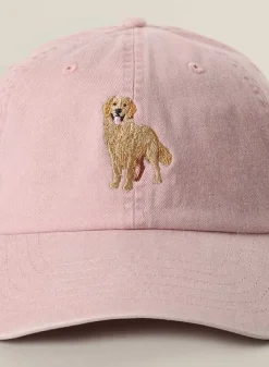 Baseballkeps Golden Retriever – Ljusrosa