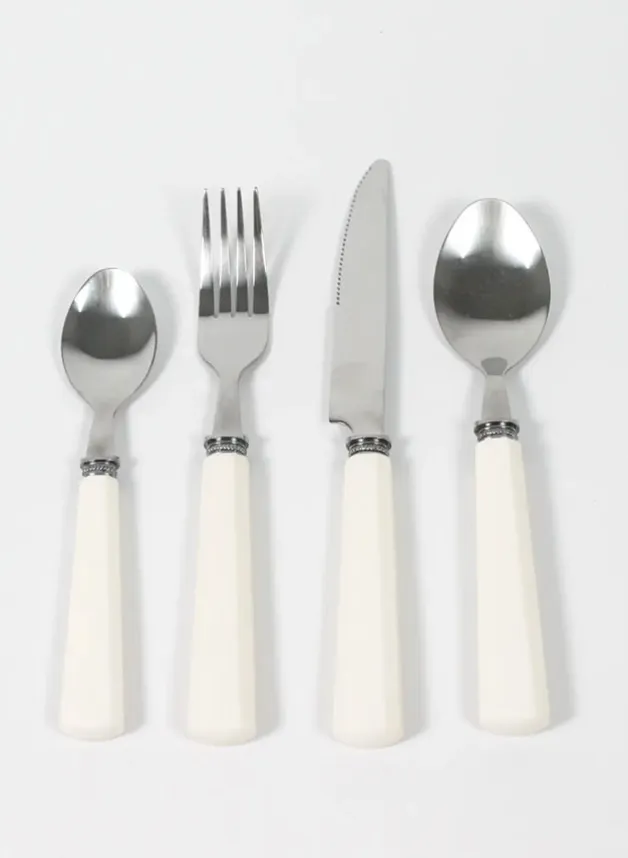 Bestickset Lise Vit 24 delar – O&J