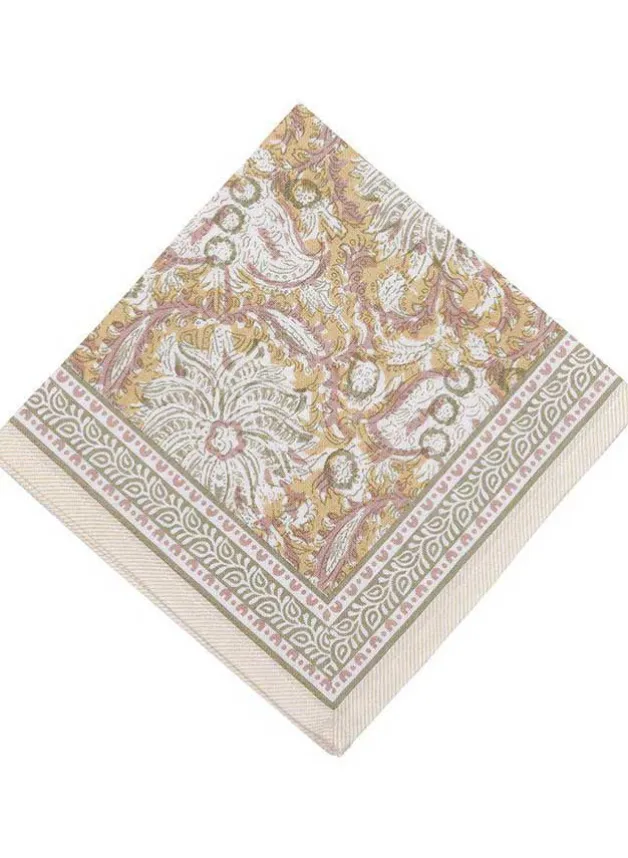 Bomullsservett Dante Gul 45×45 cm Bomull