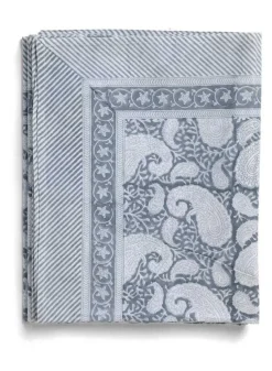 Bordsduk Big Paisley Cashmere Blue 160x160cm – Chamois