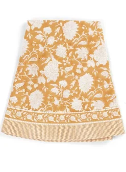 Bordsduk Indian Rose Orange Rund ø220cm – Chamois