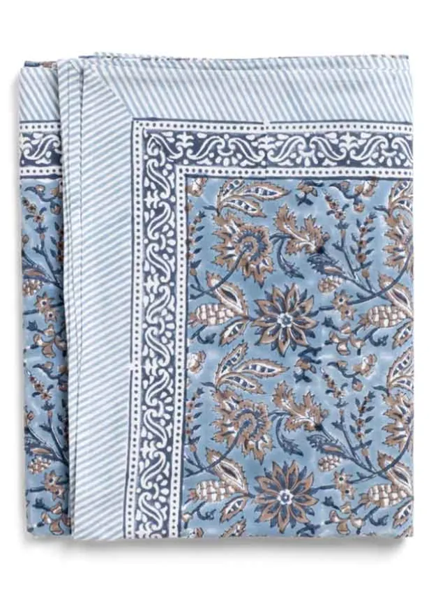 Bordsduk, Indian Summer Blue 150×230 cm – Chamois
