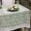 Bordsduk, Indian Summer Green/Rose 150×230 cm – Chamois