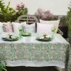 Bordsduk, Indian Summer Green/Rose 170×270 cm – Chamois