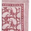 Bordsduk JULDUK Big Paisley Röd 150×350 cm – Chamois
