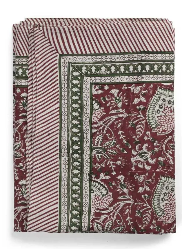 Bordsduk JULDUK Oriental Röd 150×350 cm – Chamois