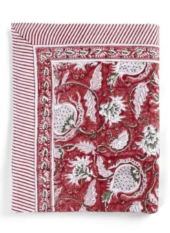 Bordsduk JULDUK Pomegranate Röd 150×230 cm – Chamois
