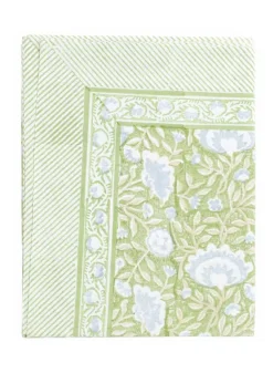 Bordsduk Mathilde Green/ Blue/ Beige 150×230 cm – Chamois