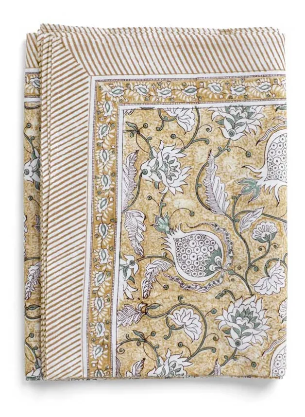 Bordsduk, Pomegranate Ochre 150×350 cm – Chamois