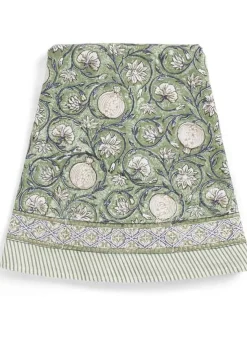 Bordsduk Tangier Pomegranate Green Rund ø220cm – Chamois
