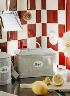 Brödbox i plåt – Hugo Bröd Beige – Strömshaga