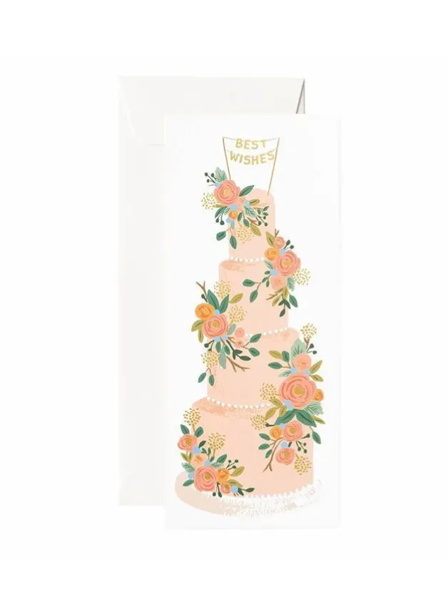 Bröllopskort – Tall wedding cake card – Rifle Paper Co