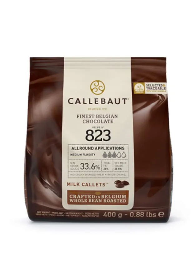 Callebaut chokladpellets 823 – 400 gr