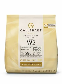 Callebaut Vit Belgisk Chokladpellets W2 – 400 gr