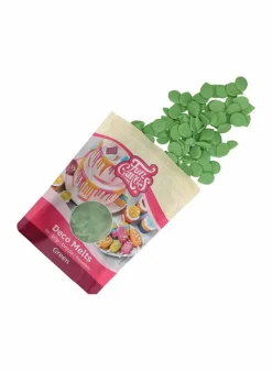 Chokladknappar Gröna Deco Melts 250 g – FunCakes