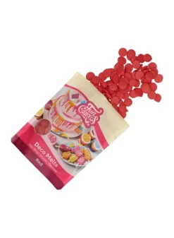 Chokladknappar Röda Deco Melts 250 g – FunCakes