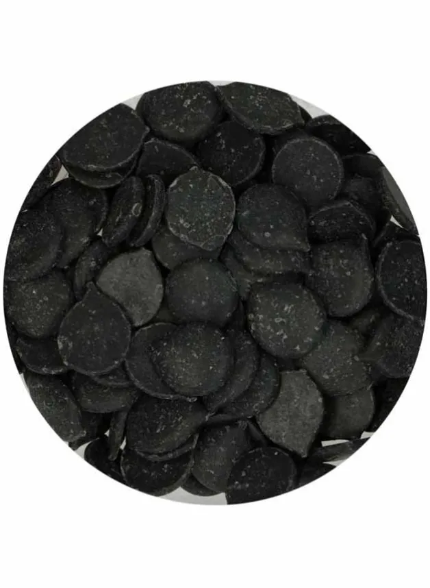 Chokladknappar Svarta Deco Melts 250 g – FunCakes