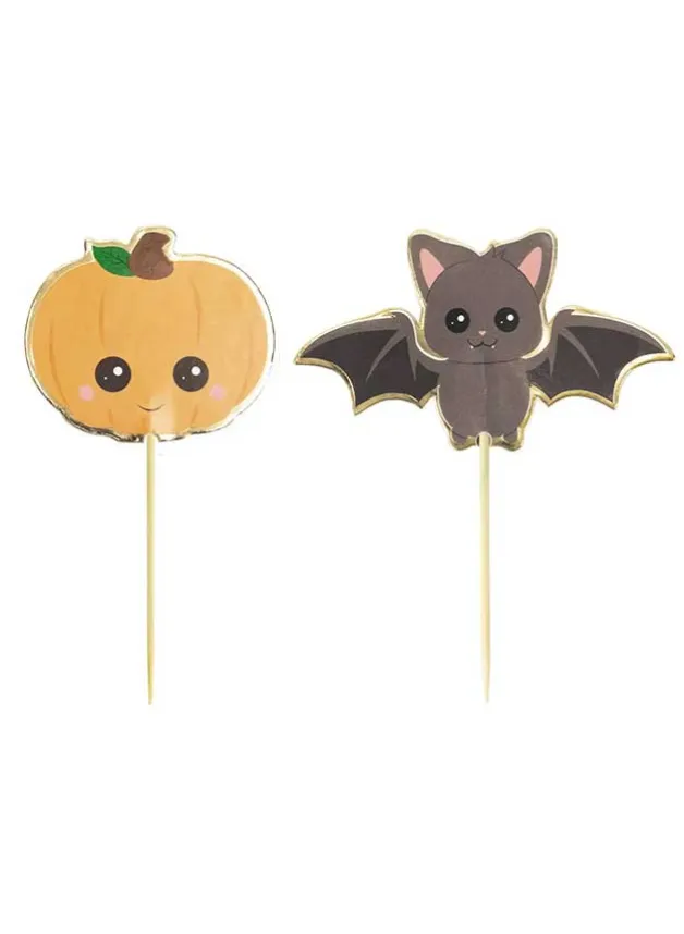 Cocktail picks Snälla Halloween figurer 10 st