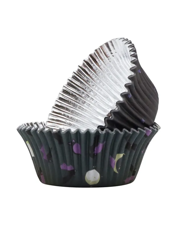 Cupcake set Bats / Fladdermus / Halloween 24 st – PME