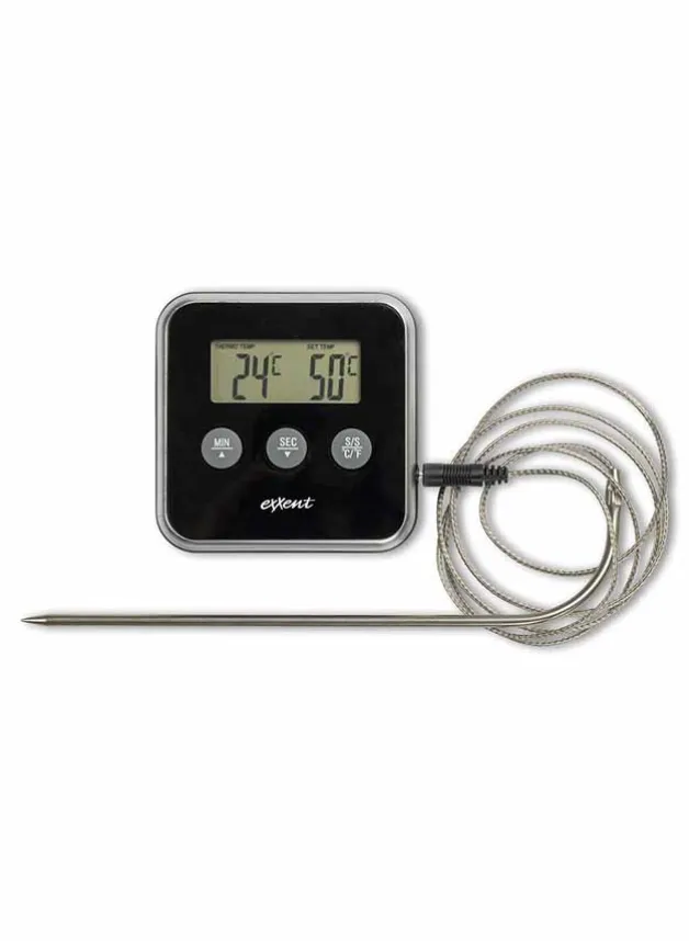 Digital termometer med timer – Exxent