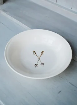Djup tallrik ”skidstavar” 20 cm