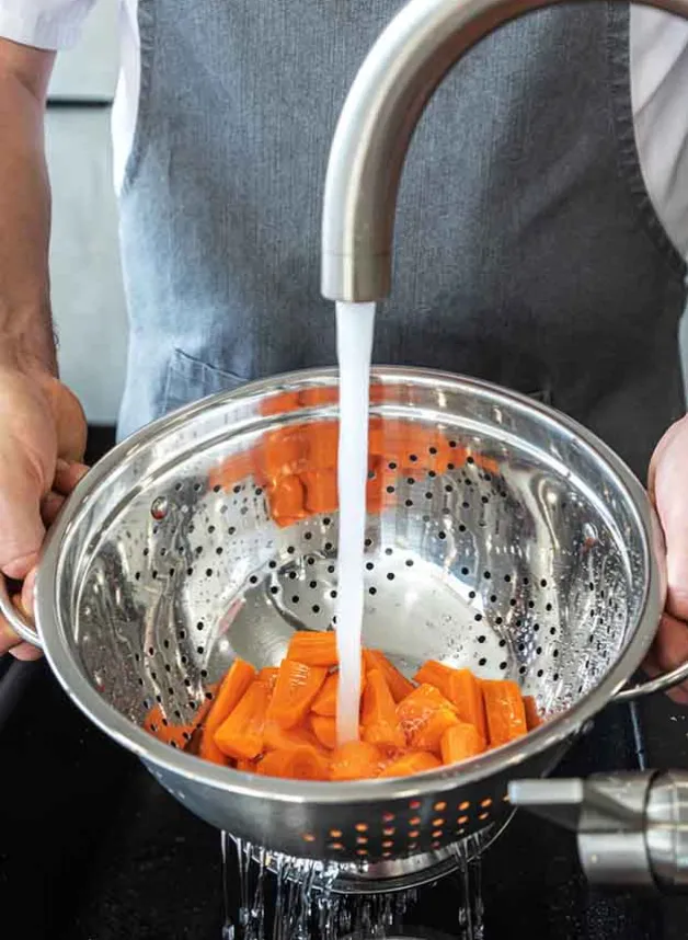Durkslag rostfritt stål – 27cm – Kitchen Craft