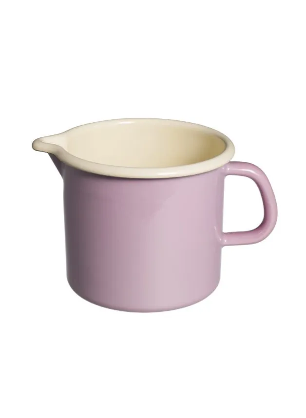 Emaljbunke med handtag Rosa 1,7 liter – Leila’s