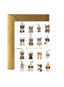 Födelsedagskort – Cool cats – Rifle Paper Co