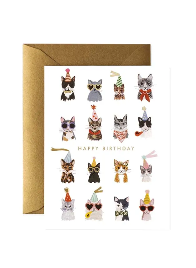 Födelsedagskort – Cool cats – Rifle Paper Co