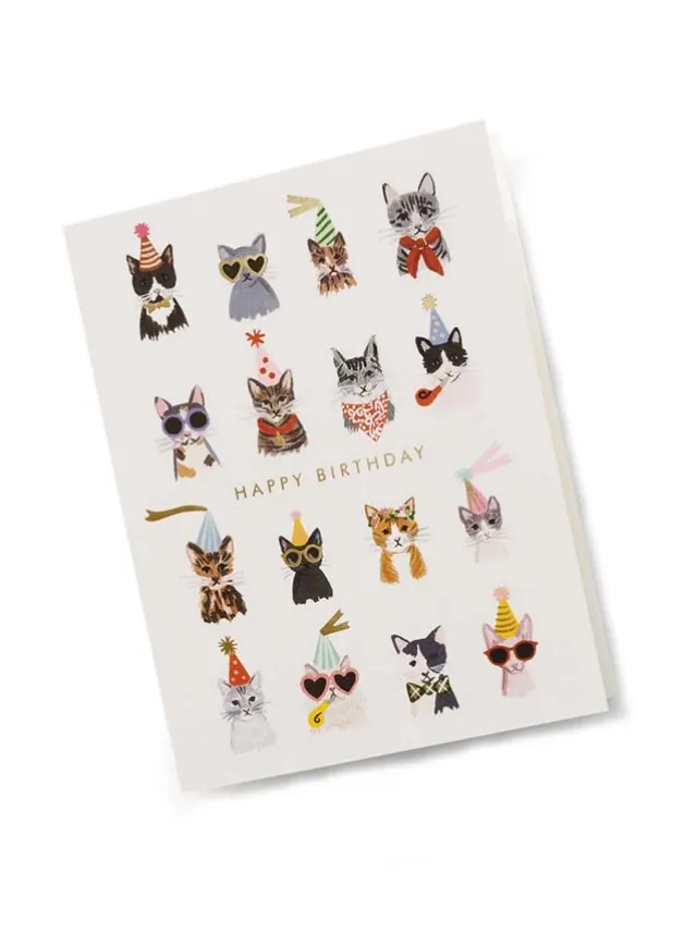 Födelsedagskort – Cool cats – Rifle Paper Co