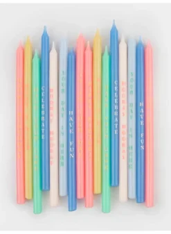 Födelsedagsljus med Text – Pastell – Meri Meri