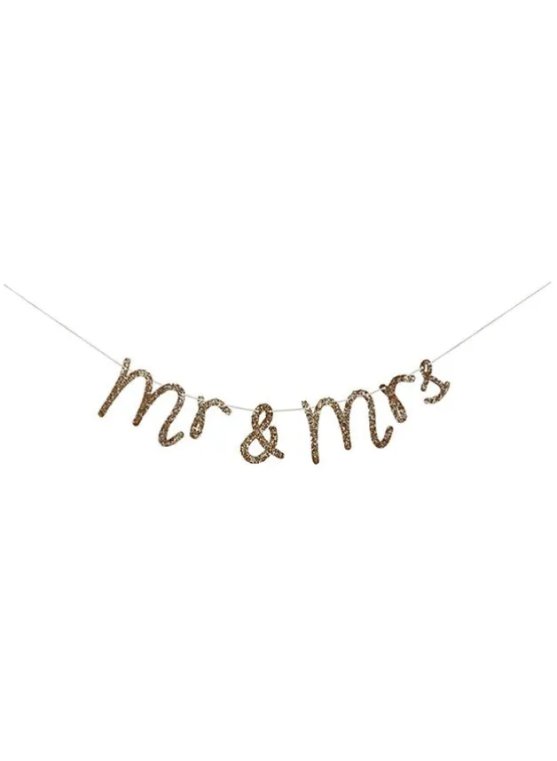 Flaggspel – Mr And Mrs – Bröllopsdekoration – Meri Meri