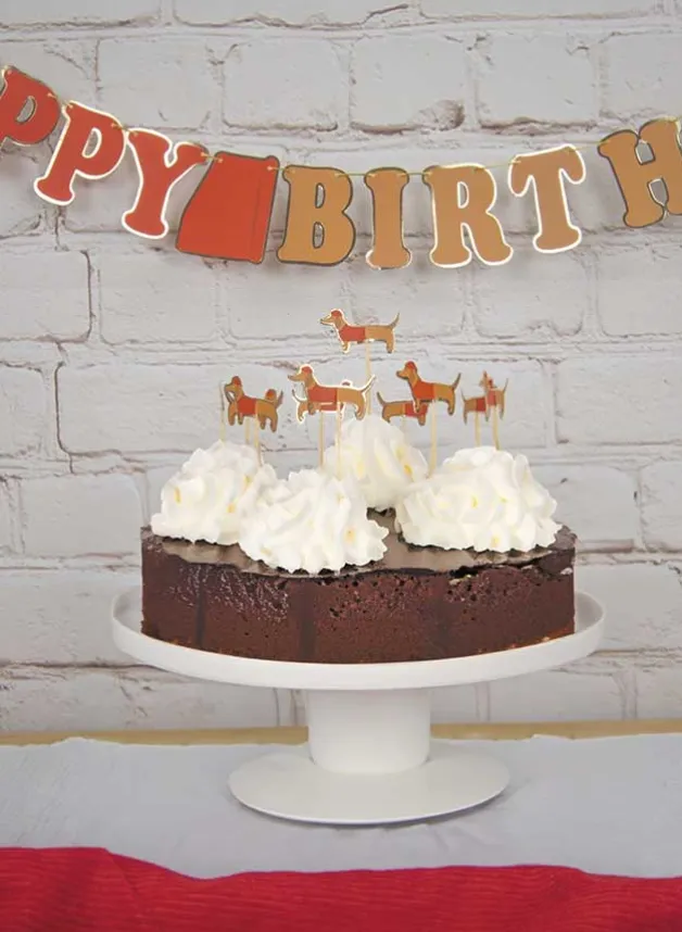 Flaggspel TAX ”Happy Birthday” – 2 m