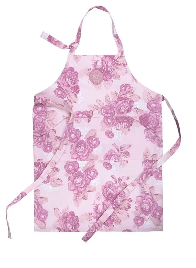Förkläde junior British Summer Pink EKO