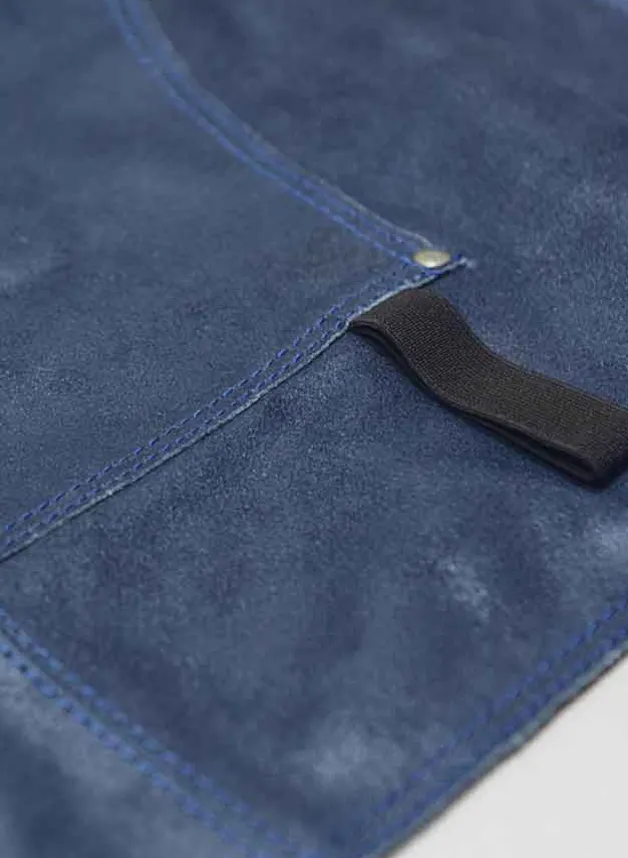 Förkläde Vintage DENIM Läder 76×62 cm – Scandinavian Home