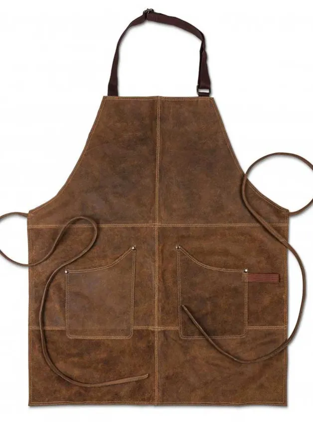 Förkläde Vintage Läder 76×62 cm – Scandinavian Home