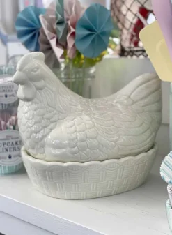 Ägghöna – Äggförvaring i Stengods – Cream – Mason Cash