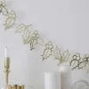 Girlang jul Mistel – Holly Guld – 2 meter