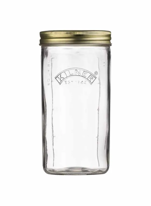 Glasburk – Konserveringsburk WIDE Kilner® – 1 liter
