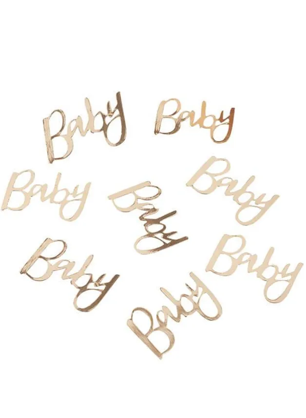 Gold Foil baby confetti – Oh baby
