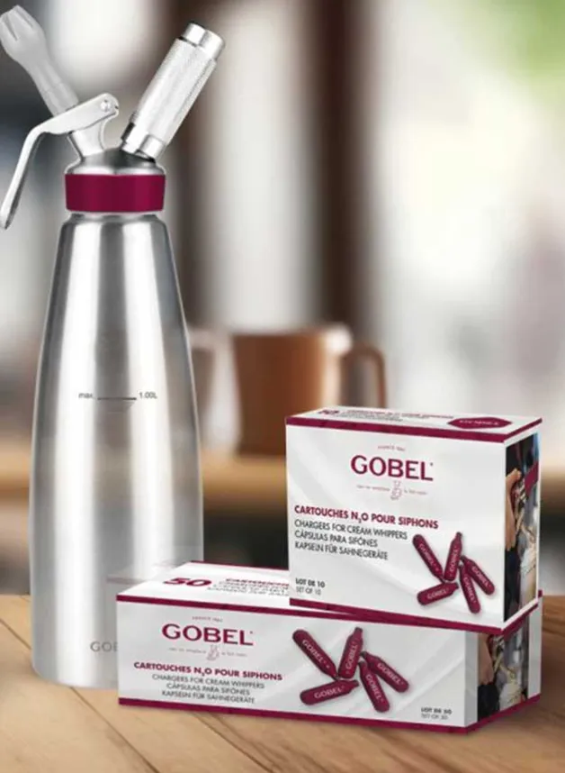 Gräddsifon 0,5 liter Aluminium – Gobel