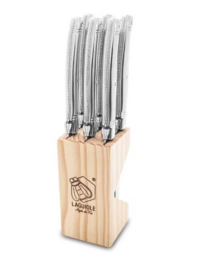 Grillknivar Rostfritt Stål Set om 6 st – Laguiole