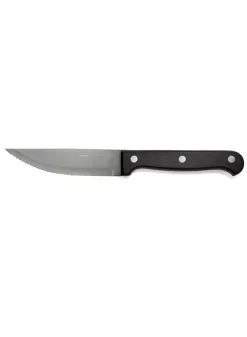 Grillkniv – Rostfritt stål med svart handtag – L 25 cm