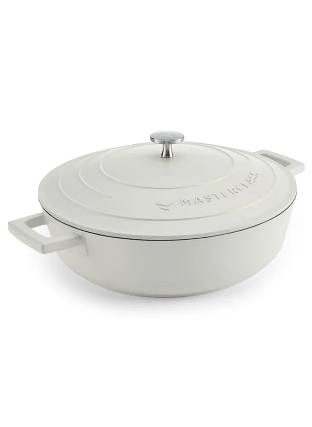 Gryta Låg 4 L i Gjuten Aluminium – Cremevit – Masterclass