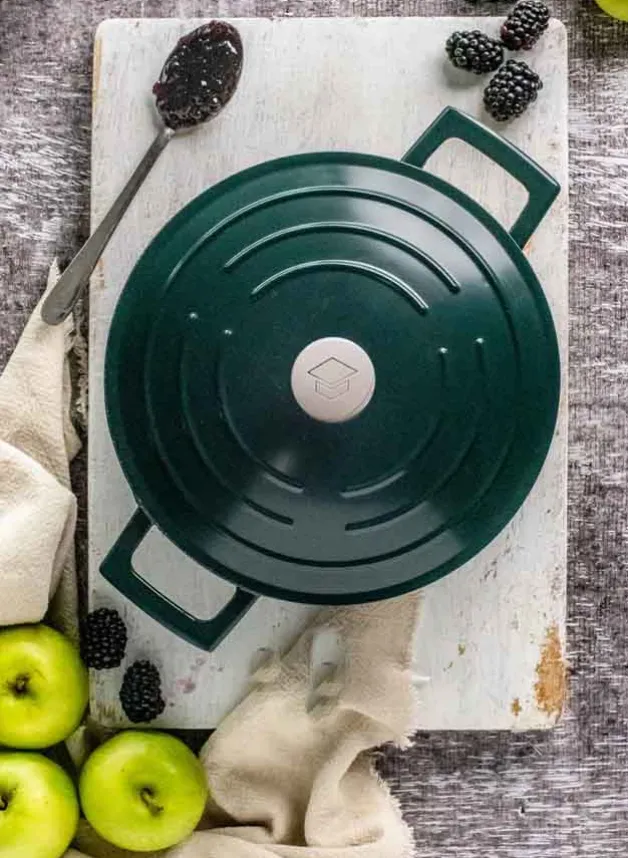 Gryta 4 L i Gjuten Aluminium – Hunter Green – Masterclass