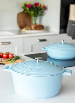 Gryta 5 L i Gjuten Aluminium – Sky blue – Masterclass