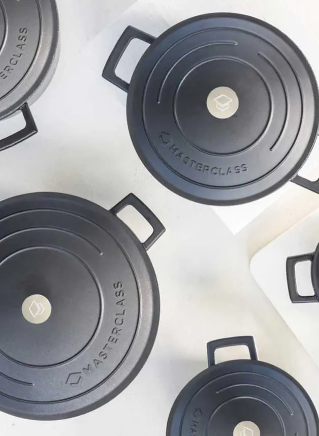 Gryta 2,5 L i Gjuten Aluminium Svart – Masterclass